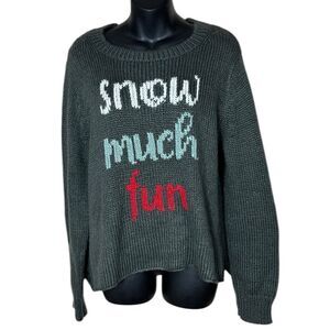Wooden‎ ships Paola buendia women’s small/medium mohair wool knit snow much fun
